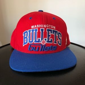 Throwback Washington Bullets Snapback Hat!